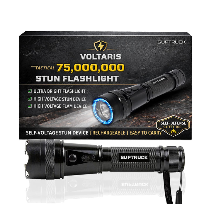 💥 2026 Flash Sale 75% OFF ️🔦 DefenSafeX Voltaris 75M Stun Flashlight⚡ ...