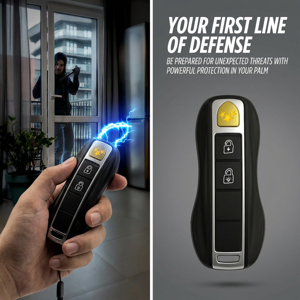 💥 2026 New Year Sale 75% OFF ️🔦Voltax 75M Stun Car Keychain ⚡