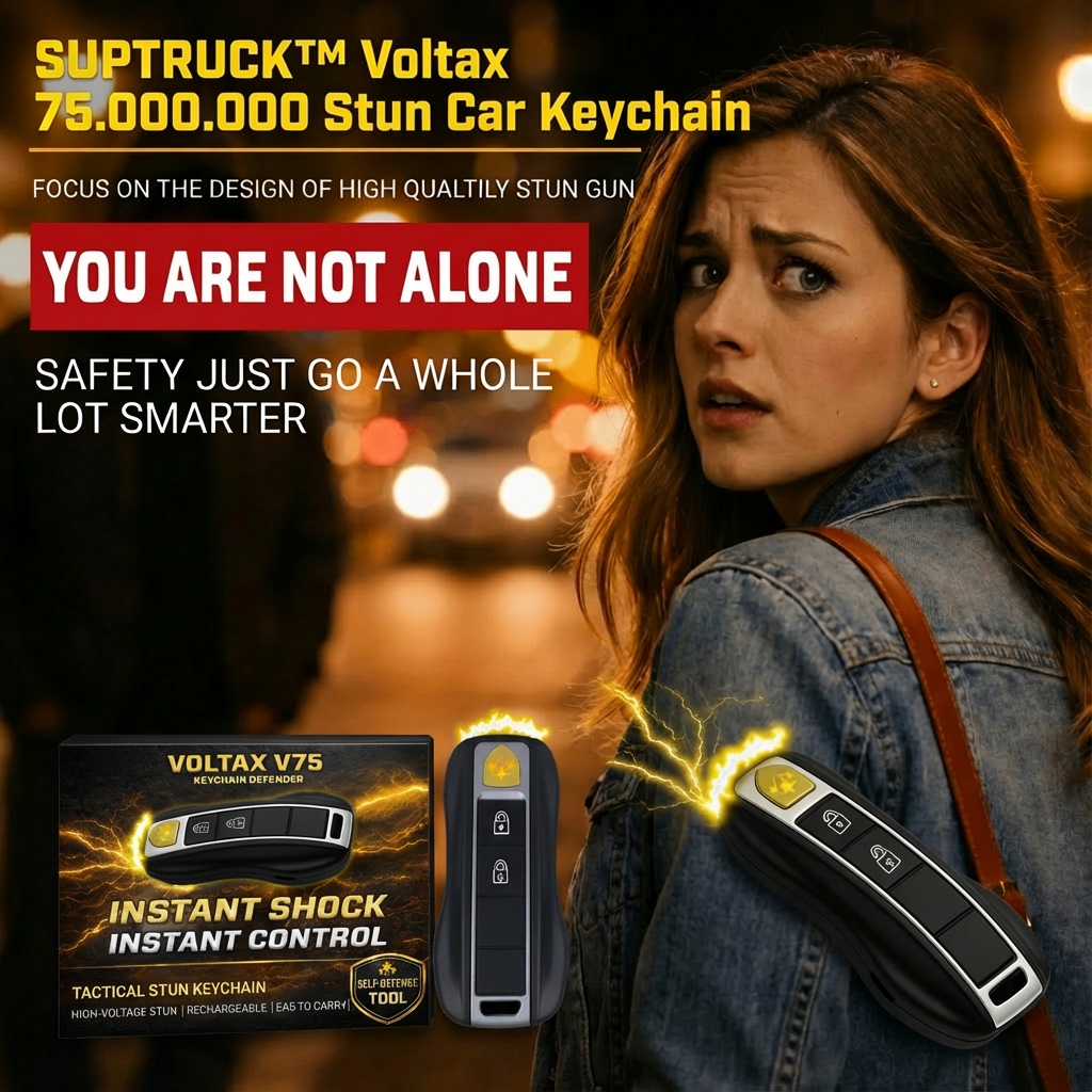 💥 2026 New Year Sale 75% OFF ️🔦Voltax 75M Stun Car Keychain ⚡