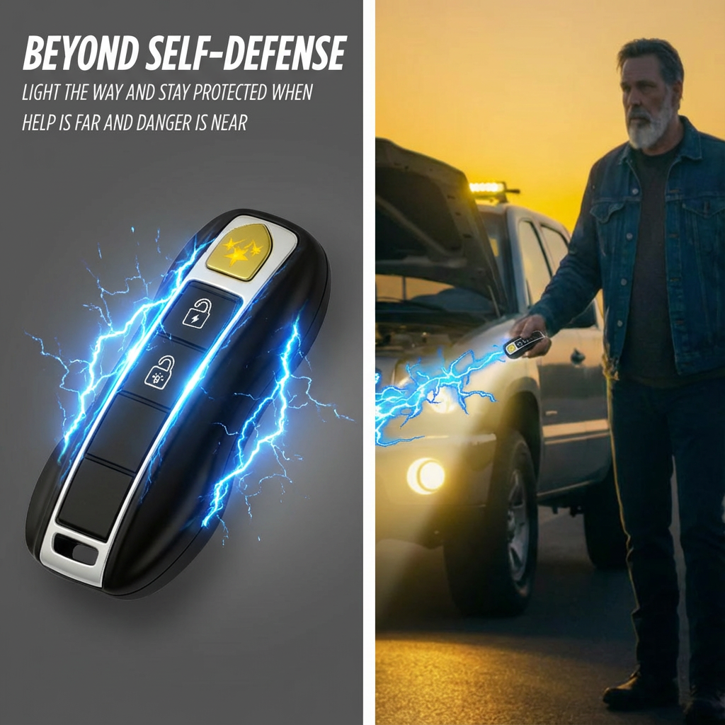 💥 2026 Flash Sale 75% OFF ️🔦Voltax 75M Stun Car Keychain ⚡