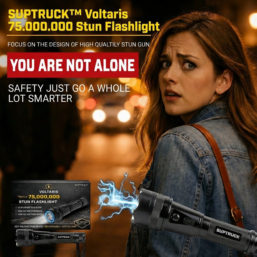 💥 2026 New Year Sale 75% OFF ️🔦 Voltaris 75M Stun Flashlight ⚡