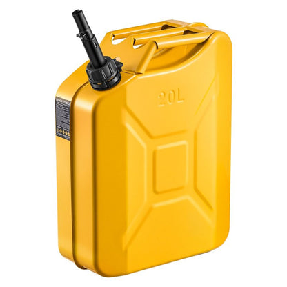 ⛽ Emergency Fuel, Always Ready: 20L Military-Style Steel Jerry Can with Spill-Free Spout! ⛽