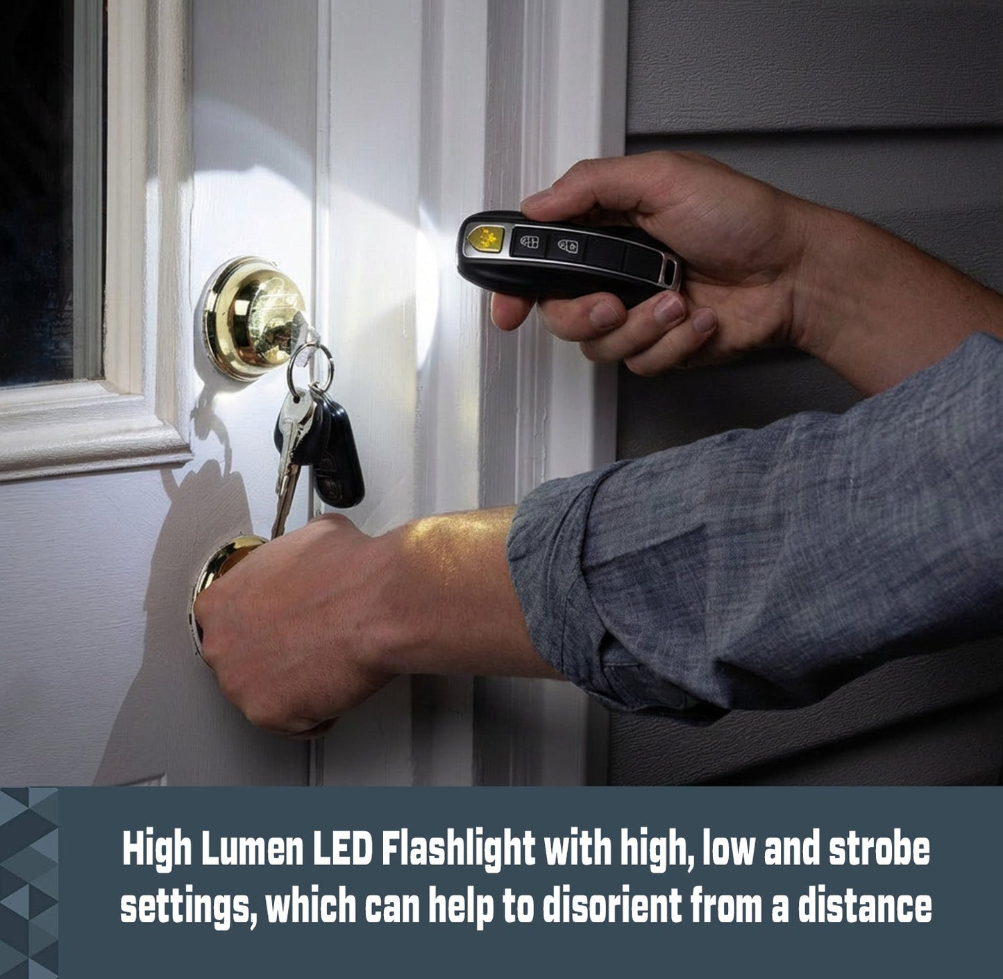 💥 2026 New Year Sale 75% OFF ️🔦Voltax 75M Stun Car Keychain ⚡